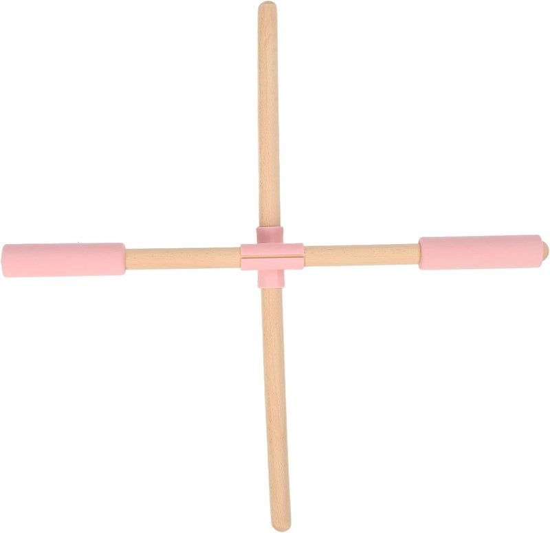woobles Yoga Stick, Yoga Stretching Tool, Beechwood NBR Hunchback Correction Body Training Lightweight Exercise Stick for Exercise - Image 2